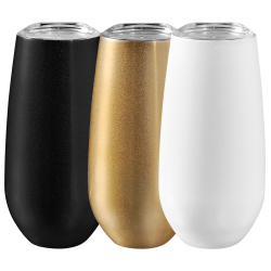Reusable Coffee Cups - Metal  - Rosa 170ml Vacuum Champagne Flute