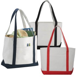 Cotton & Calico Tote Bags  - Premium Heavy Weight Cotton Boat Tote