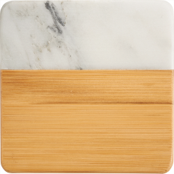 Coasters  - Marble and Bamboo Coaster