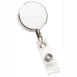 ID &amp; Card Holders - Metal Zip Pull Badge Holder