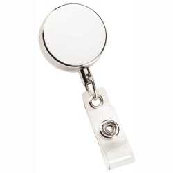 ID & Card Holders  - Metal Zip Pull Badge Holder