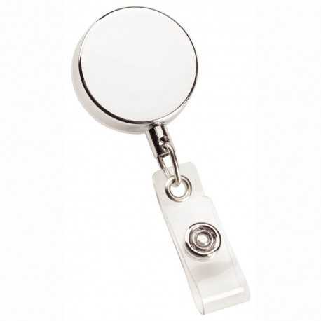 ID & Card Holders  - Metal Zip Pull Badge Holder