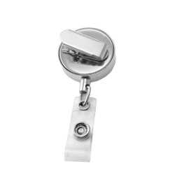 ID & Card Holders  - Metal Zip Pull Badge Holder