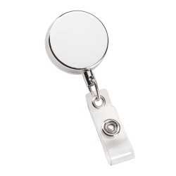ID & Card Holders  - Metal Zip Pull Badge Holder