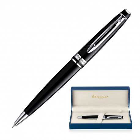 Executive Pens  - Metal Pen Ballpoint Waterman Expert - Chrome Lacquer Black CT