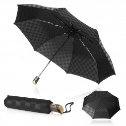 Folding Umbrellas  - Shelta 58cm Folding Compact Checkerboard Umbrella