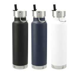 Drink Bottles - Metal  - Thor Copper Vacuum Insulated Bottle 740ml Straw Lid