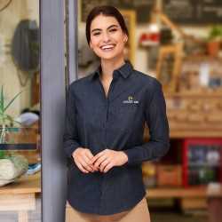 Ladies Corporate Shirts  - SOLS Barry Womens Denim Shirt