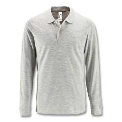 Men's Promotional Polo Shirts  - SOLS Perfect Mens Long Sleeve Polo