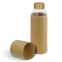 Drink Bottles - Glass - Eden Glass Bottle Bamboo Lid - 600ml