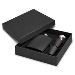 Hip Flasks  - Dalmore Hip Flask Gift Set- 170ml