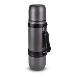 Branded Flasks  - Swiss Peak Duo Cup Vacuum Flask -700ml
