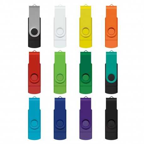 Flash Drives  - Helix 8GB Dual Flash Drive