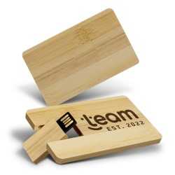 Flash Drives  - Bamboo Credit Card Flash Drive 8GB