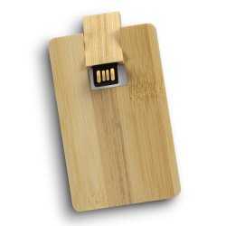 Flash Drives  - Bamboo Credit Card Flash Drive 8GB
