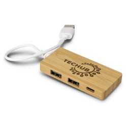 USB Accessories  - Bamboo USB Hub