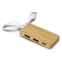 USB Accessories  - Bamboo USB Hub