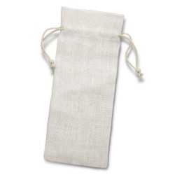 Drawstring Bags & Back Sacks  - Jute Wine Drawstring Bag