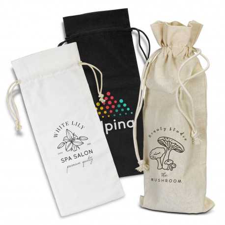 Drawstring Bags & Back Sacks  - Cotton Wine Drawstring Bag