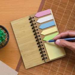 Printed Post It Notes  - Bamboo Sticky Note Wallet