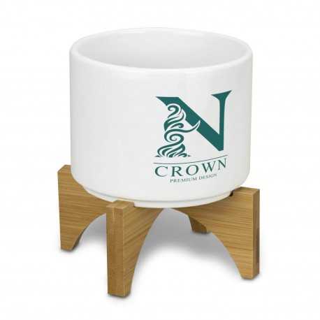 Homeware Products  - Planter with Bamboo Base