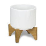 Homeware Products - Planter with Bamboo Base