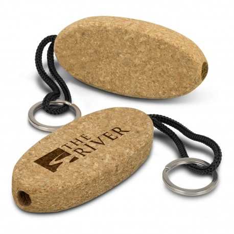 Metal Keyrings  - Cork Floating Key Ring