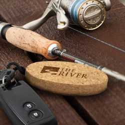 Metal Keyrings  - Cork Floating Key Ring