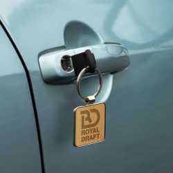 Metal Keyrings  - Santo Key Ring - Square