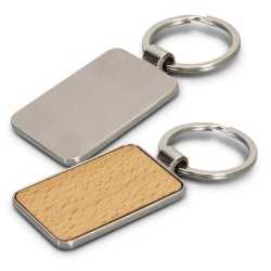 Metal Keyrings  - Santo Key Ring - Rectangle