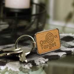 Metal Keyrings  - Santo Key Ring - Rectangle