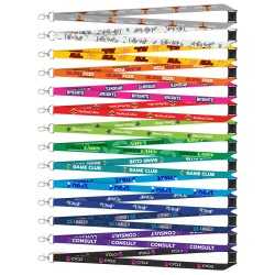 Custom Printed Lanyards  - Colour Max Lanyard 16mm