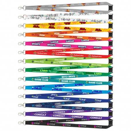 Custom Printed Lanyards  - Colour Max Lanyard 16mm