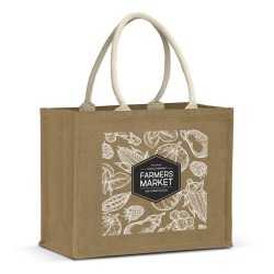 Jute Shopping & Tote Bags  - Torino Starch Jute Tote Bag