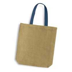 Jute Shopping & Tote Bags  - Thera Jute Tote Bag - Coloured Handles