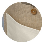 Jute Shopping &amp; Tote Bags - Osiris Tote Bag