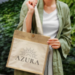 Jute Shopping &amp; Tote Bags - Osiris Tote Bag