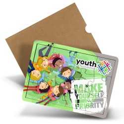 Executive Games  - Wooden 12 Piece Puzzle