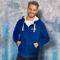 Hoodies - SOLS Sherpa Unisex Zipped Sweatshirt