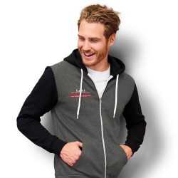 Hoodies  - SOLS Silver Unisex Zipped Sweatshirt