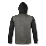 Hoodies - SOLS Silver Unisex Zipped Sweatshirt