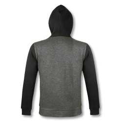 Hoodies  - SOLS Silver Unisex Zipped Sweatshirt