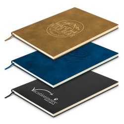 Promotional Journals & Noteboooks  - Genoa Soft Cover Notebook - Large