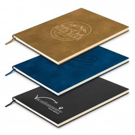 Promotional Journals & Noteboooks  - Genoa Soft Cover Notebook - Large