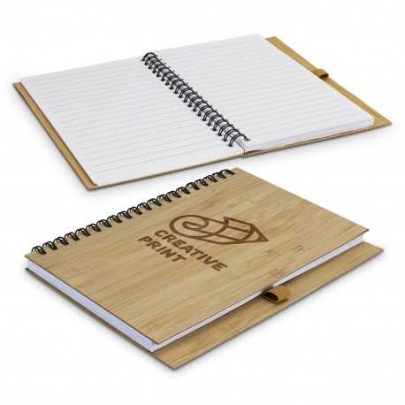 Promotional Journals & Noteboooks  - Bamboo Notebook - Medium