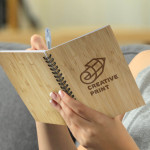 Promotional Journals &amp; Noteboooks - Bamboo Notebook - Medium