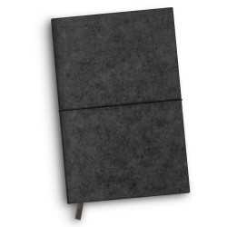 Promotional Journals & Noteboooks  - RPET Felt Soft Cover Notebook - A5