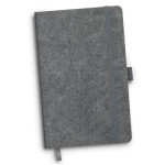 Promotional Journals &amp; Noteboooks - RPET Felt Hard Cover Notebook - A5