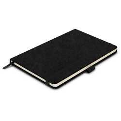 Promotional Journals & Noteboooks  - RPET Felt Hard Cover Notebook - A5
