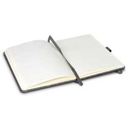 Promotional Journals & Noteboooks  - RPET Felt Hard Cover Notebook - A5